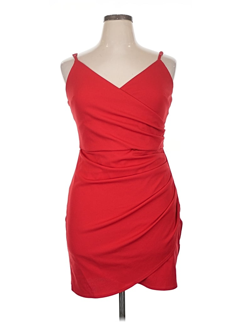 Pre-owned By & By Cocktail Dress In Red