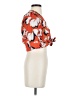 Hunter Bell Orange Red 3/4 Sleeve Blouse Size S - photo 4