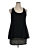 Le Lis Black Sleeveless Blouse Size XL - photo 1