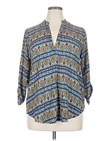 Lush 3/4 Sleeve Blouse (view 1)