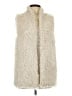 Dylan 100% Polyester Ivory Faux Fur Vest Size L - photo 1