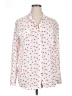 Betabrand 100% Rayon Print White Long Sleeve Blouse Size XL - photo 1
