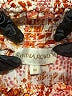Cynthia Rowley Paisley Orange Casual Pants Size M - photo 7