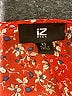 Iz Byer Floral Red Orange Short Sleeve Blouse Size XS - photo 7