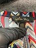 Melissa Paige Print Blue Casual Pants Size L - photo 7