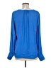 Maison d' Amelie 100% Polyester Blue Long Sleeve Blouse Size M - photo 2