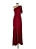 Parker Black Burgundy Black Cocktail Dress Size 6 - photo 1