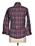Urban Renewal Plaid Blue 3/4 Sleeve Button-Down Shirt Size M - photo 2