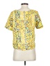 Cooper & Ella Yellow Short Sleeve Blouse Size Sm (1) - photo 2