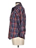 Urban Renewal Plaid Blue 3/4 Sleeve Button-Down Shirt Size M - photo 5