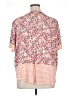 Moa Moa Pink Short Sleeve Blouse Size XL - photo 2