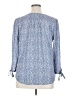 Fun2Fun 100% Polyester Blue 3/4 Sleeve Blouse Size XL - photo 2