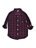 Baby Gap 100% Cotton Plaid Red Long Sleeve Button-Down Shirt Size 5 - photo 1