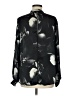Matty's 100% Polyester Print Black Long Sleeve Blouse Size M - photo 2