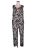 Glitzy Girlz Animal Print Silver Jumpsuit Size 5X - photo 1