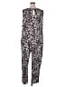 Glitzy Girlz Animal Print Silver Jumpsuit Size 5X - photo 2