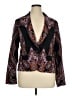 INC International Concepts 100% Polyester Paisley Black Blazer Size XL - photo 1