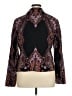 INC International Concepts 100% Polyester Paisley Black Blazer Size XL - photo 2