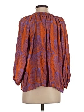 Tucker 3/4 Sleeve Silk Top (view 2)