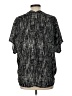 Lush 100% Polyester Black Short Sleeve Blouse Size L - photo 2