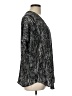 Lush 100% Polyester Black Short Sleeve Blouse Size L - photo 4