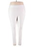 Hue Solid Ivory Active Pants Size 3X - photo 1