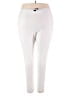 Hue Solid Ivory Active Pants Size 3X - photo 2