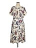 Ann Taylor 100% Polyester Paisley Ivory Casual Dress Size 14 - photo 1