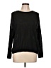 Eileen Fisher Metallic Black Pullover Sweater Size L - photo 1