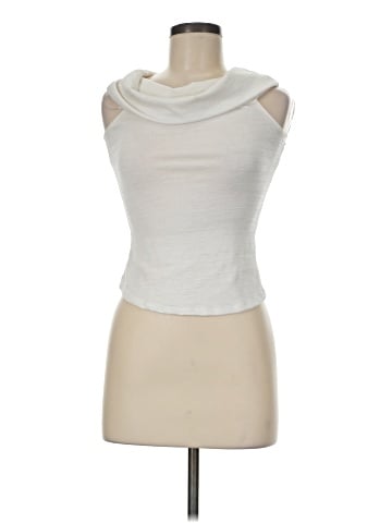 Zara W&B Collection Sleeveless Blouse (view 1)