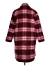 Ann Taylor LOFT 100% Polyester Plaid Burgundy Coat Size XL - photo 2