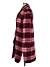 Ann Taylor LOFT 100% Polyester Plaid Burgundy Coat Size XL - photo 5