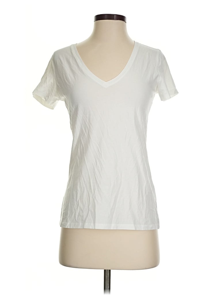 Pre-owned Lilly Pulitzer Short Sleeve T-shirt In Ivory