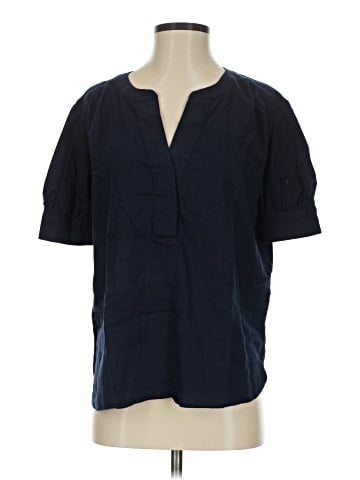 Ann Taylor Short Sleeve Blouse (view 1)
