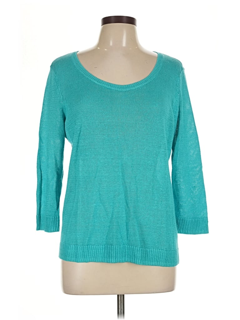Talbots Outlet Pullover Sweater In Teal