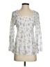 Adiva White Long Sleeve Blouse Size S - photo 1