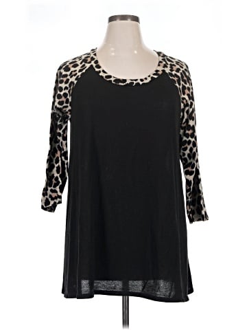 Moa U.S.A. 3/4 Sleeve Top (view 1)