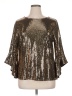 Kasper Gold 3/4 Sleeve Blouse Size XL - photo 1