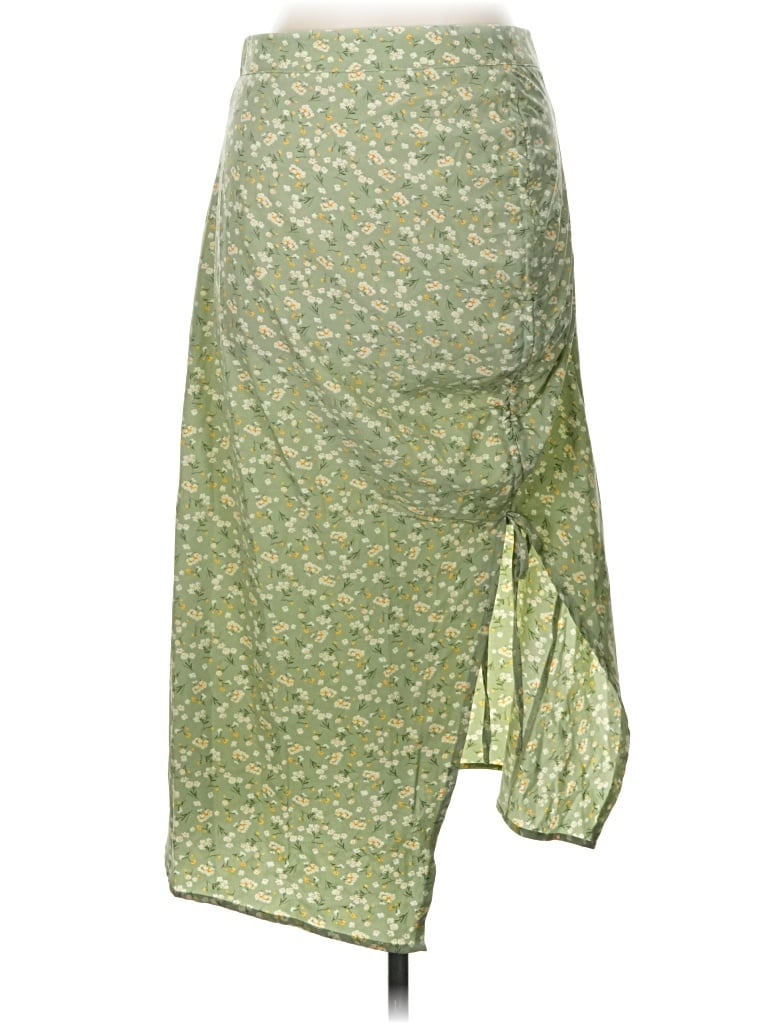 Pre-owned Shein Casual Skirt In Green