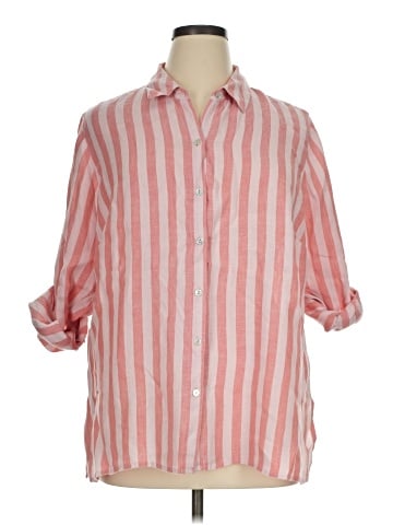 J.Jill 3/4 Sleeve Button-Down Shirt (view 1)