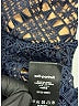 Self-Portrait 100% Polyester Blue Triangle Lace Mini Dress Size 4 - photo 3