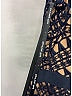 Self-Portrait 100% Polyester Blue Triangle Lace Mini Dress Size 4 - photo 6