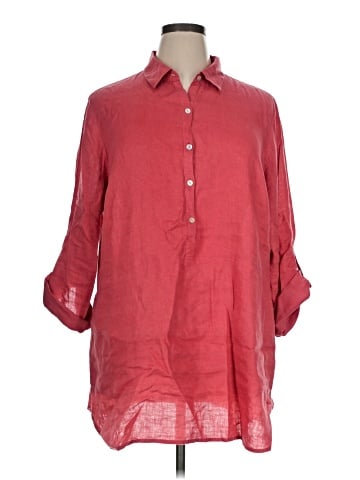 J.Jill 3/4 Sleeve Button-Down Shirt (view 1)