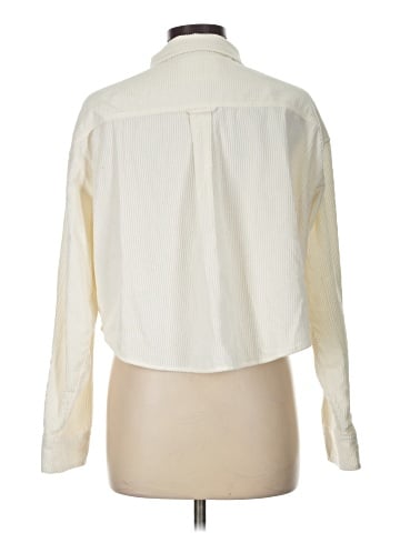 American Eagle Outfitters Long Sleeve Button-Down Shirt (view 2)