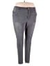 Democracy Solid Gray Jeggings Size 22 - photo 1