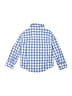 Carter's 100% Cotton Checkered-gingham Blue Long Sleeve Button-Down Shirt Size 2T - photo 2
