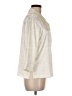 BFA Classics Metallic Ivory 3/4 Sleeve Button-Down Shirt Size M - photo 4