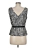 Alex Evenings Gray Sleeveless Blouse Size M - photo 2