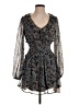 City Studio Paisley Gray Cocktail Dress Size S - photo 1