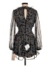 City Studio Paisley Gray Cocktail Dress Size S - photo 2